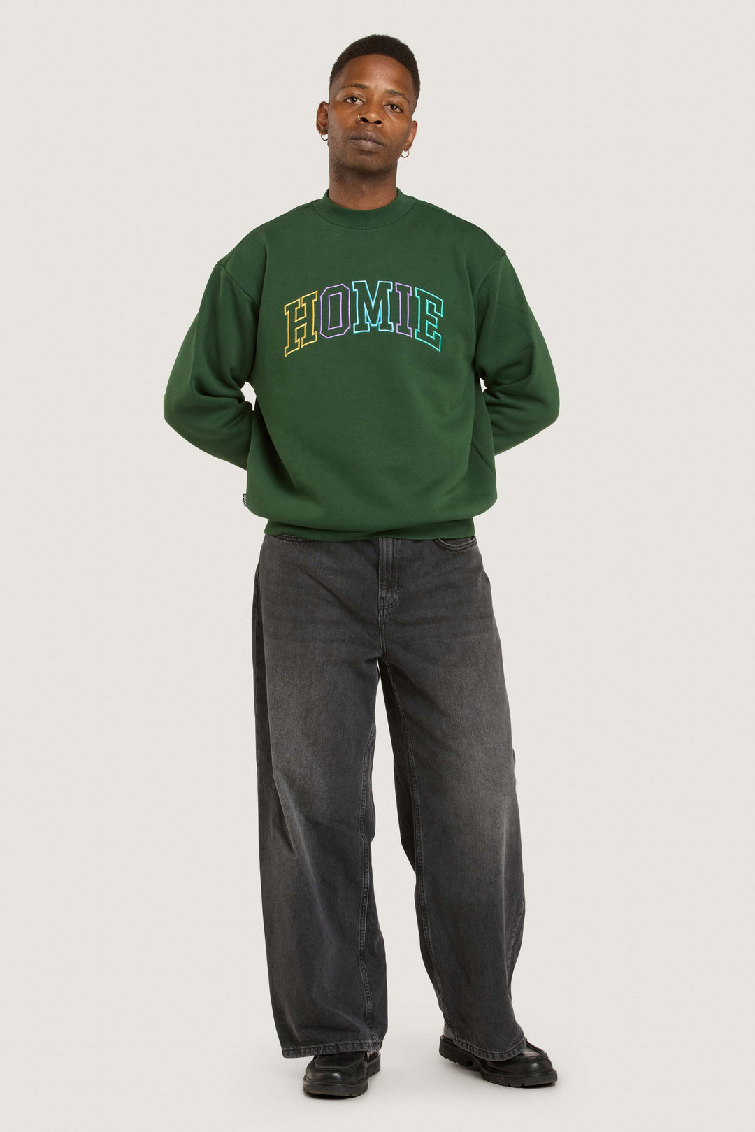 College Crewneck - Forest Green