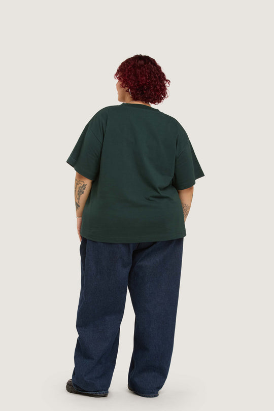 Rainbow Tee - Pine Green