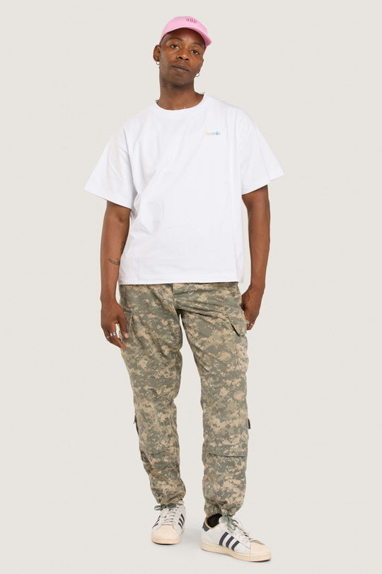 Rainbow Tee - White