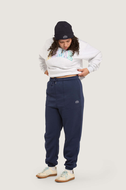 Monogram Trackpants - Navy