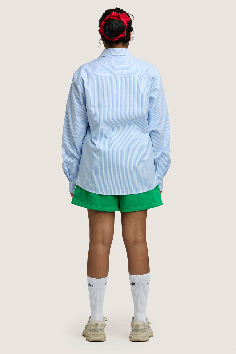 Blossom Oxford Shirt - Blue & White Stripe