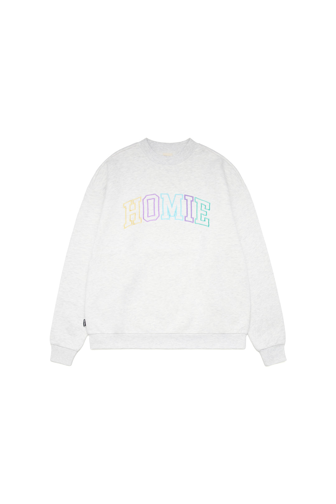 College Crewneck - White Marle