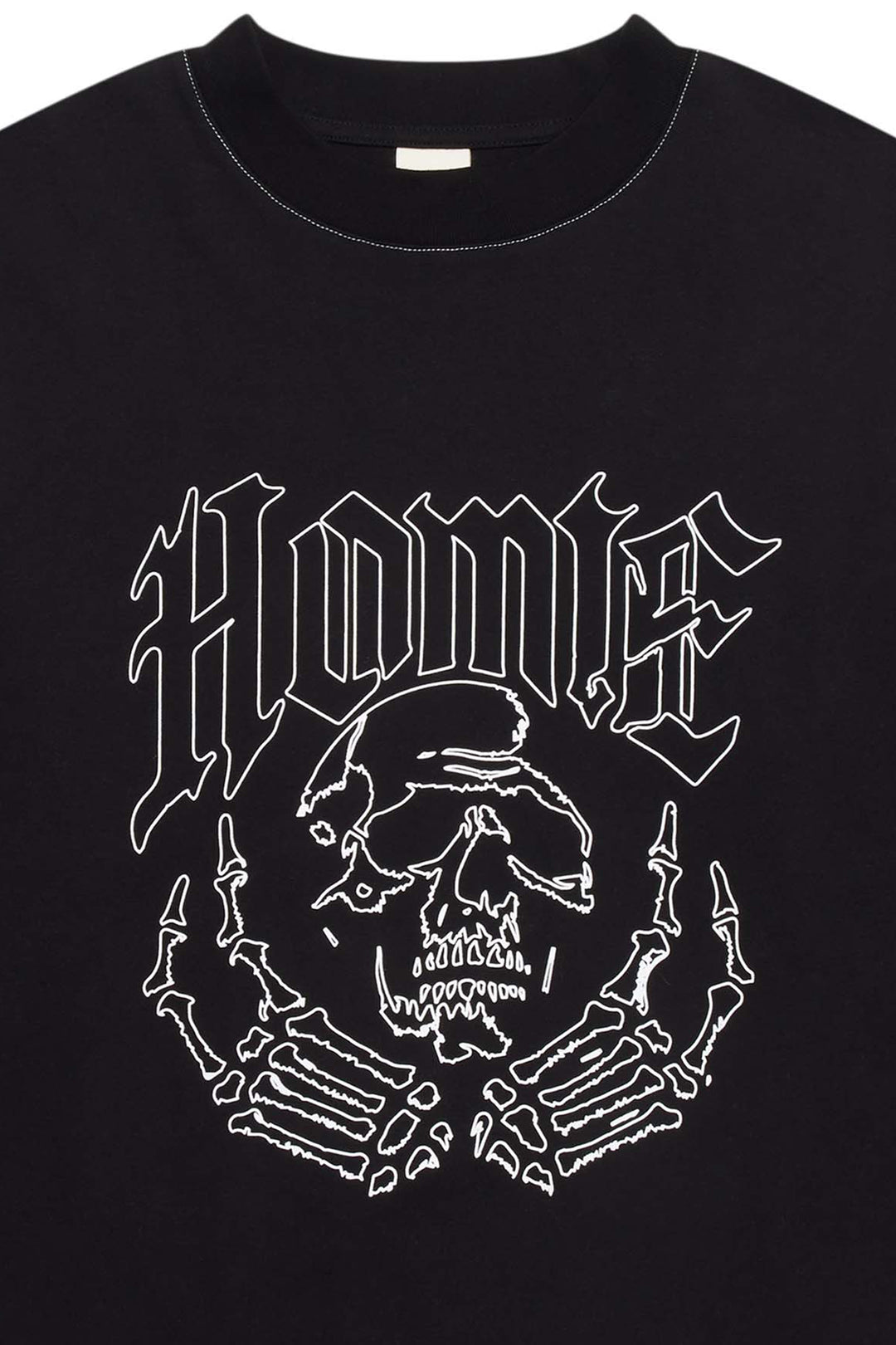 Skull LS Tee - Black