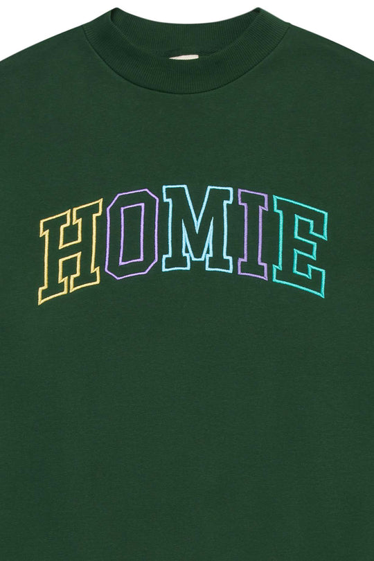 College Crewneck - Forest Green