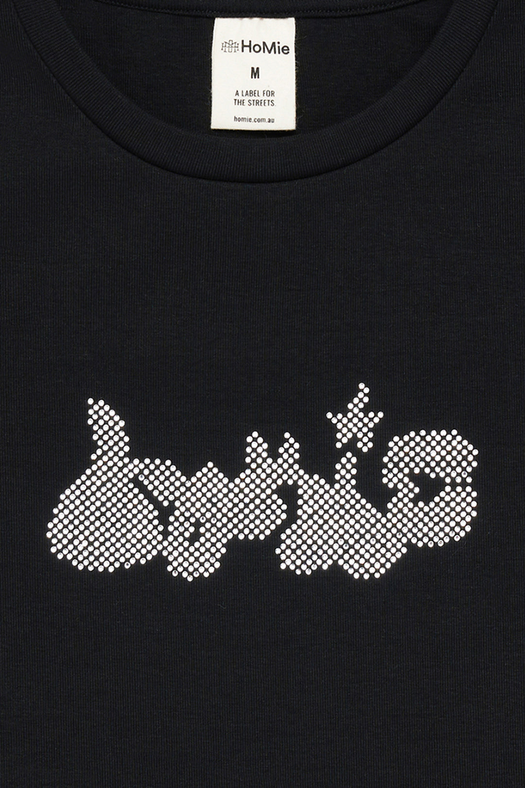 Shining Star Baby Tee - Black