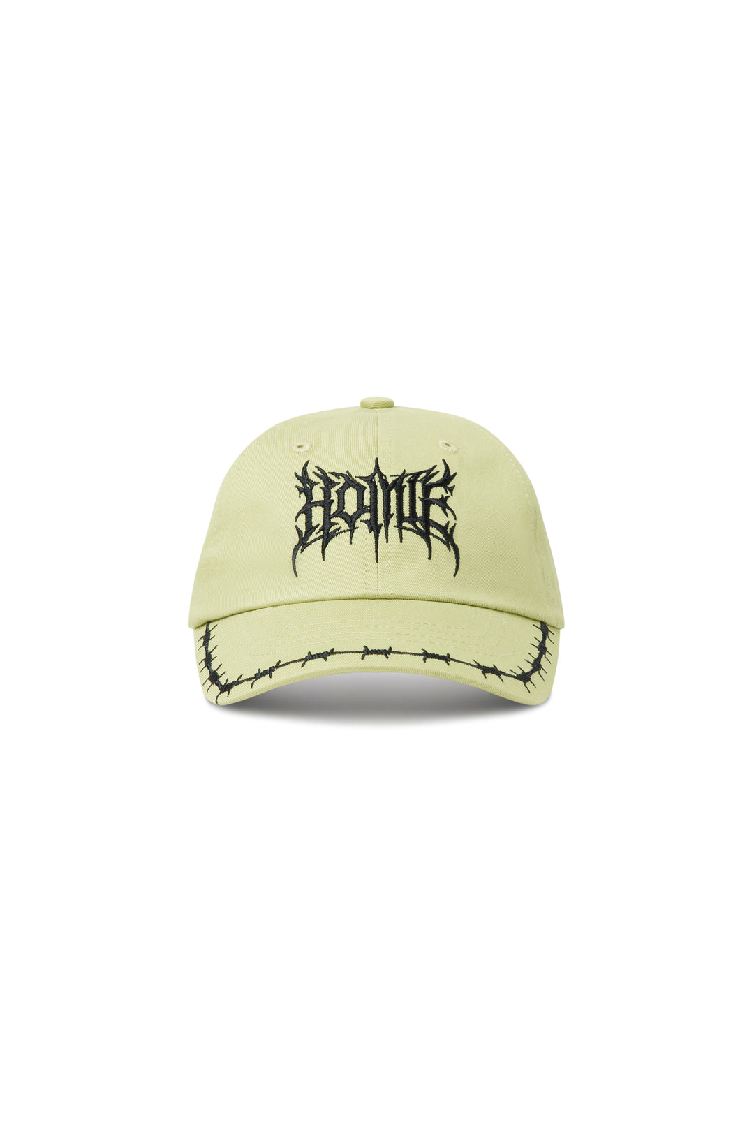 Gothic Dad Cap - Lime Green