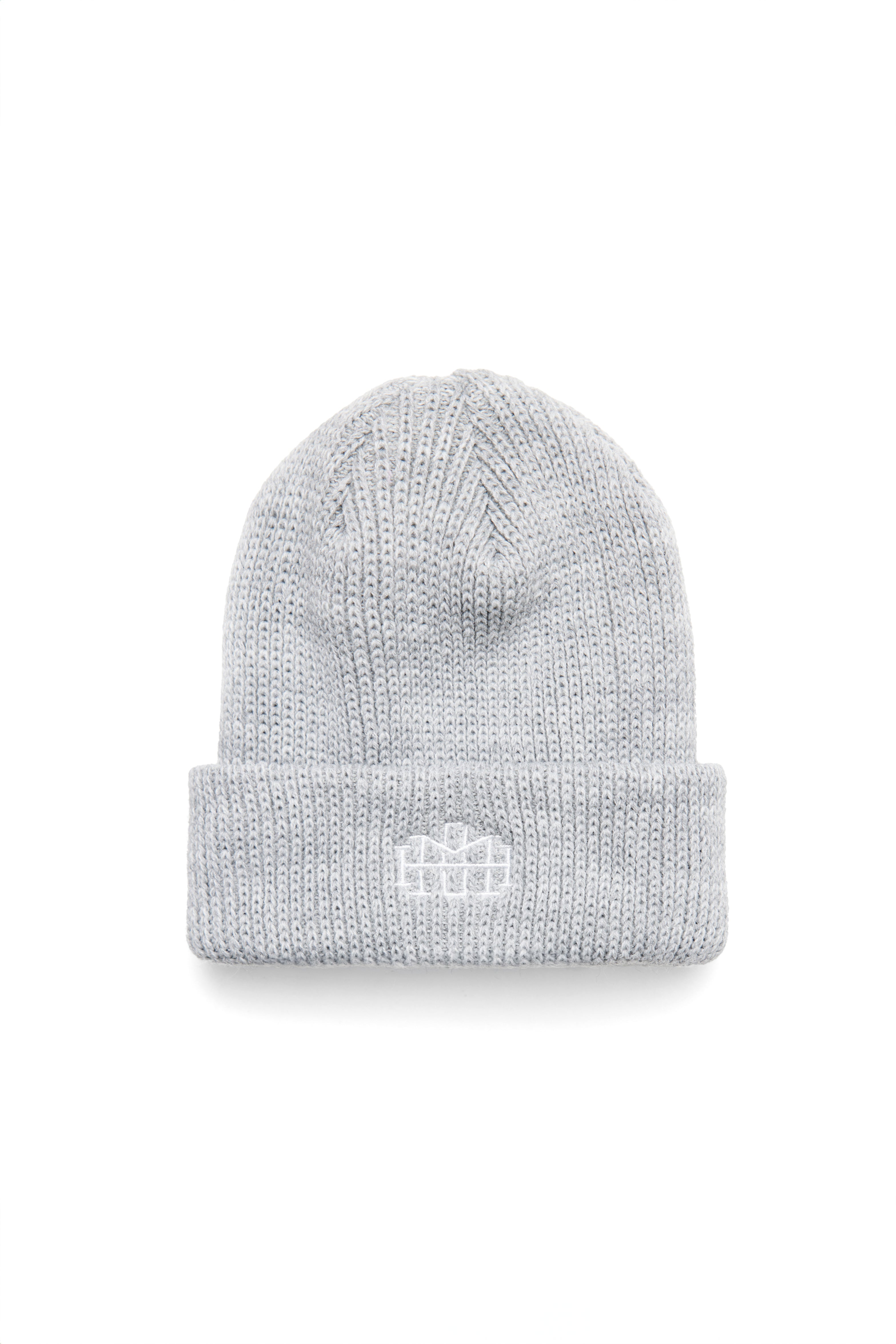 美品 chiiiibag Knit Beanie gray Monogram Beanie - Grey – homie.com.au