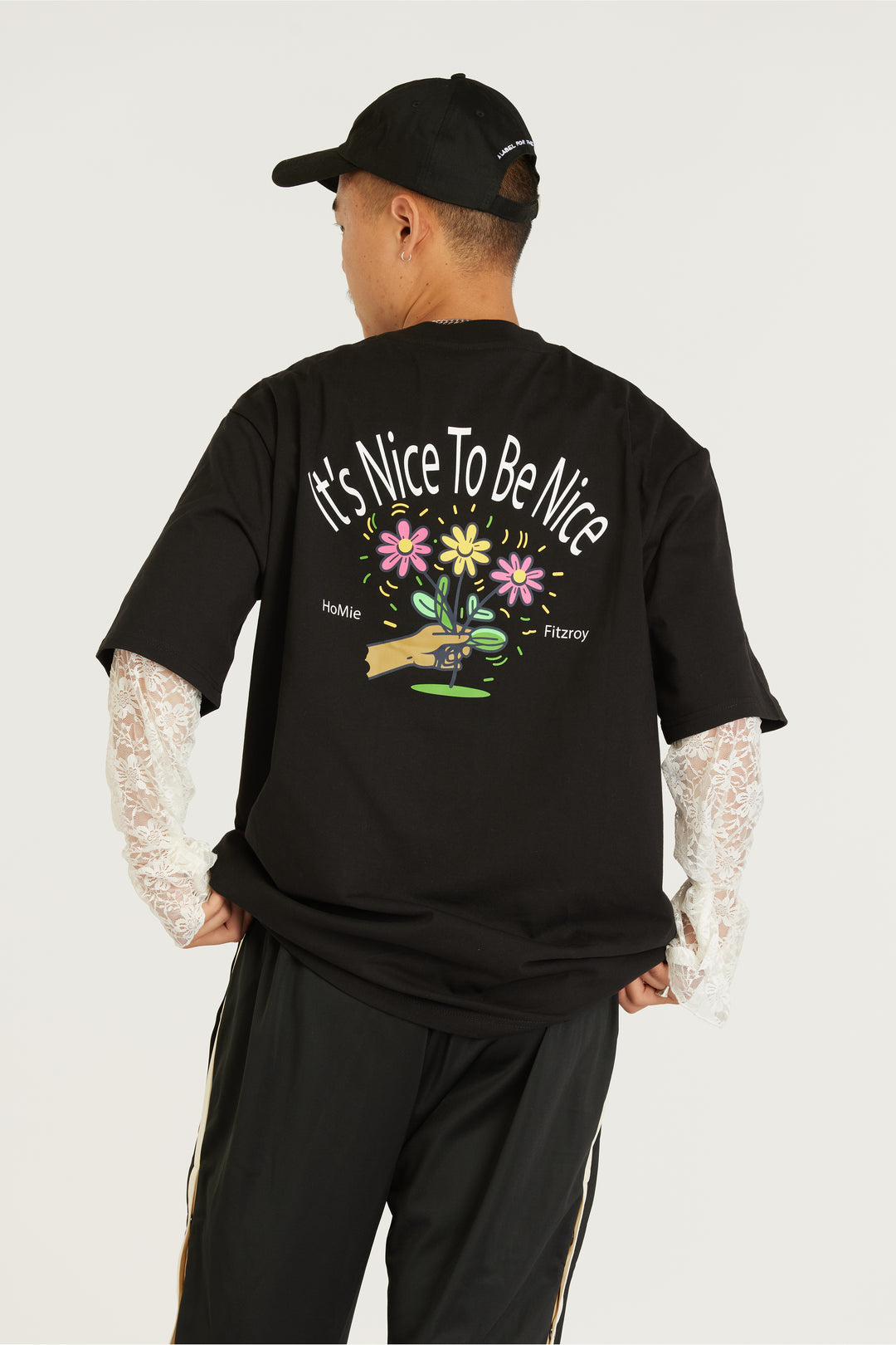 Nice To Be Nice Tee - Black (M)