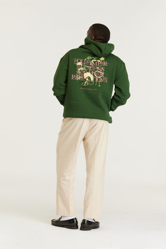 Perfections Hoodie - Pine Green