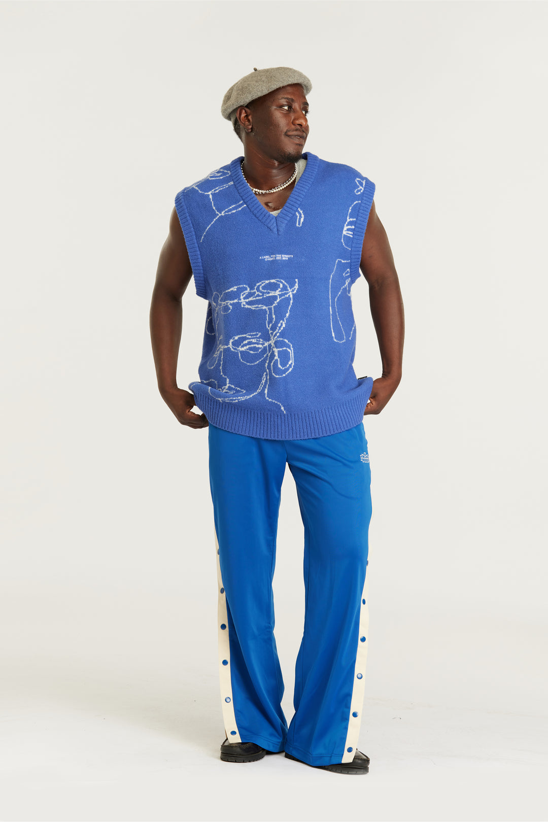 Portrait Vest - Blue