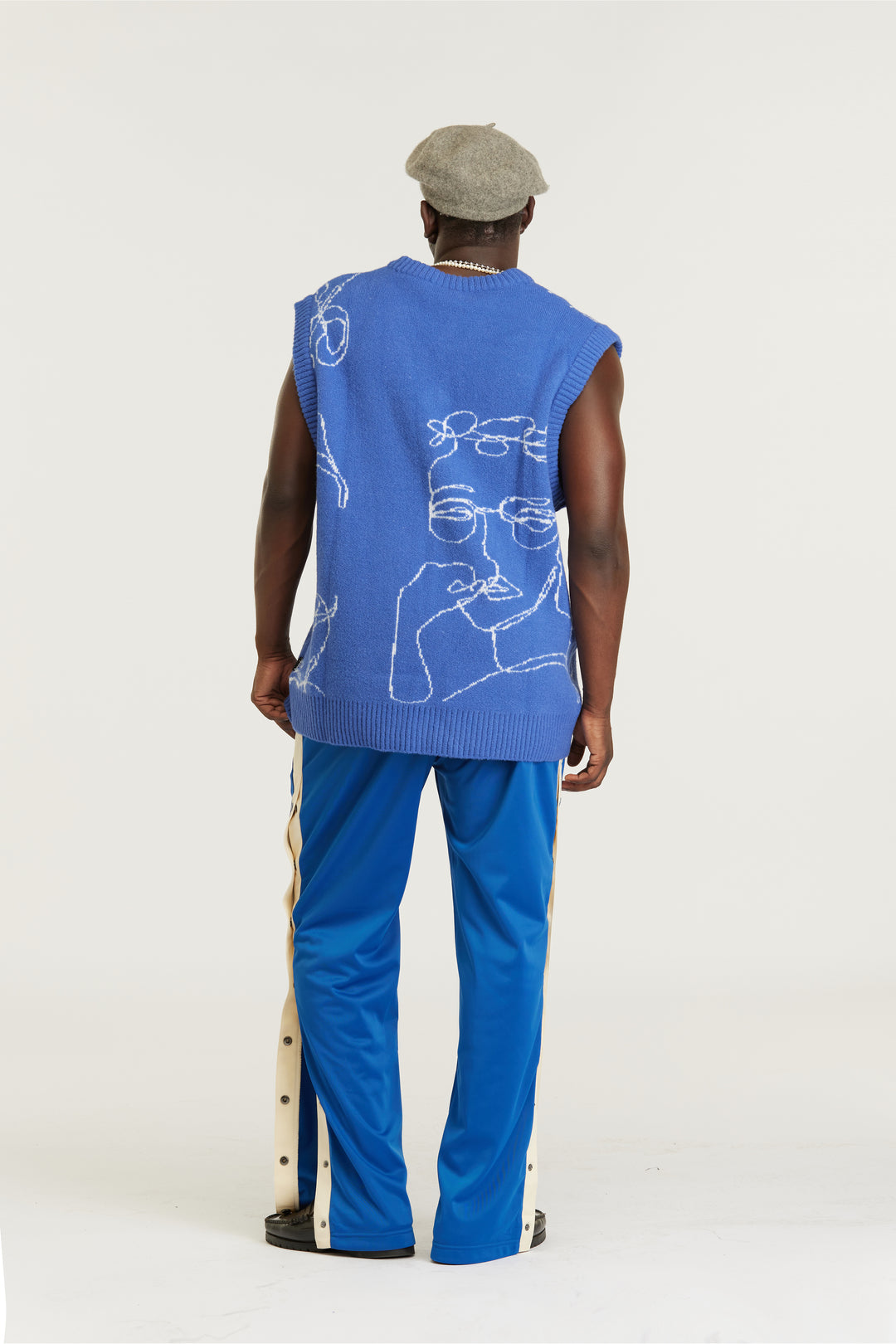 Portrait Vest - Blue