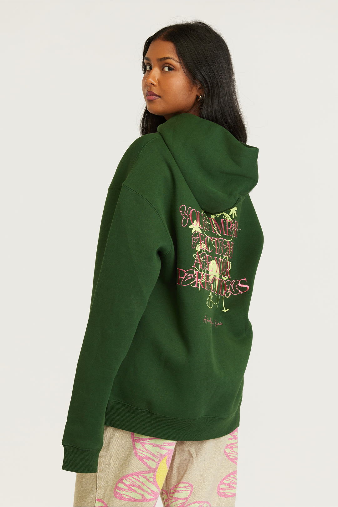 Perfections Hoodie - Pine Green