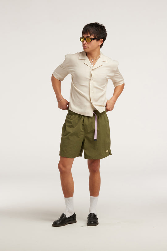 Adventure Shorts - Khaki Green