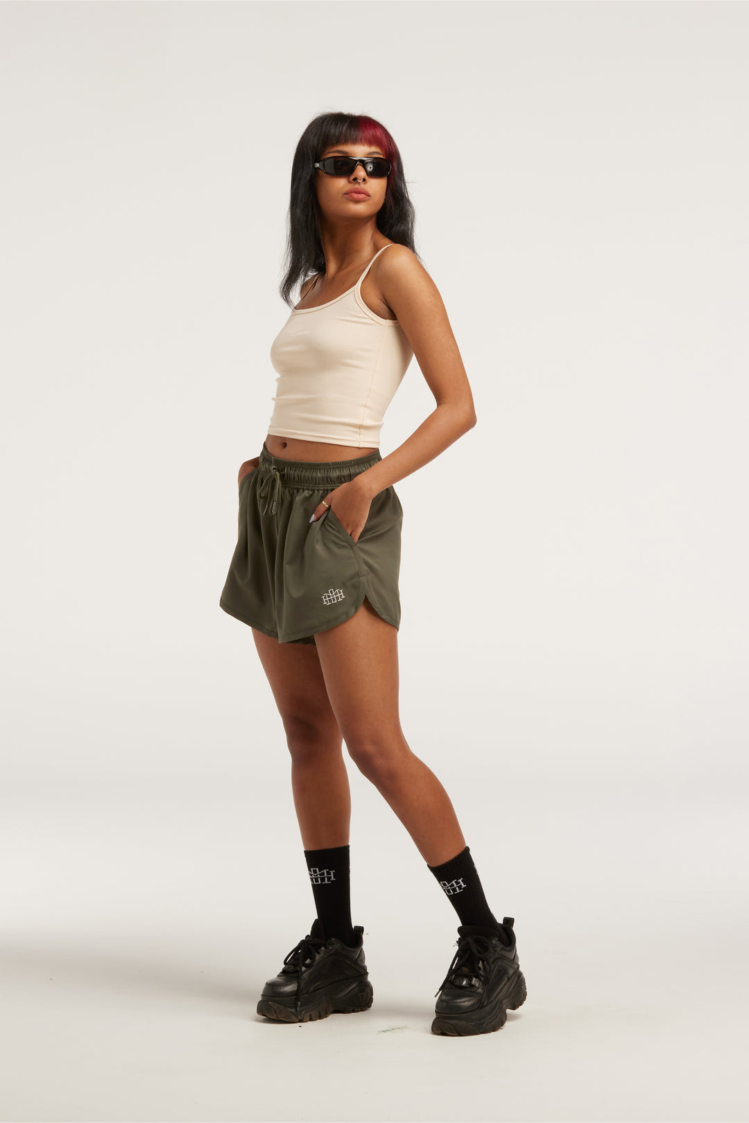 Track Shorts - Forest Green