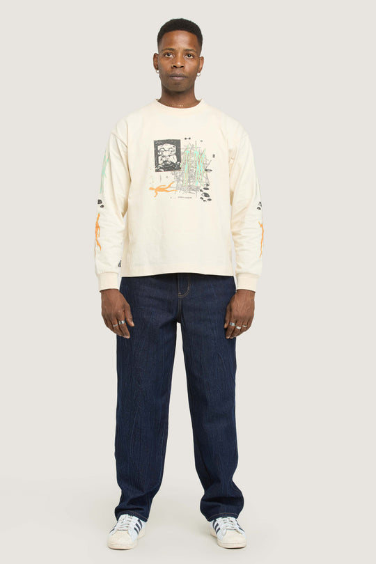 Shared Purpose LS Tee - Mushroom