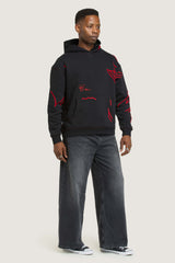 Flower Hoodie - Black