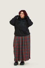 Blackout Gothic Hoodie - Black