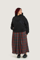 Blackout Gothic Hoodie - Black
