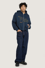 World of Difference Zip Hoodie - Navy