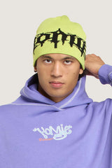 Gothic Beanie - Neon Green