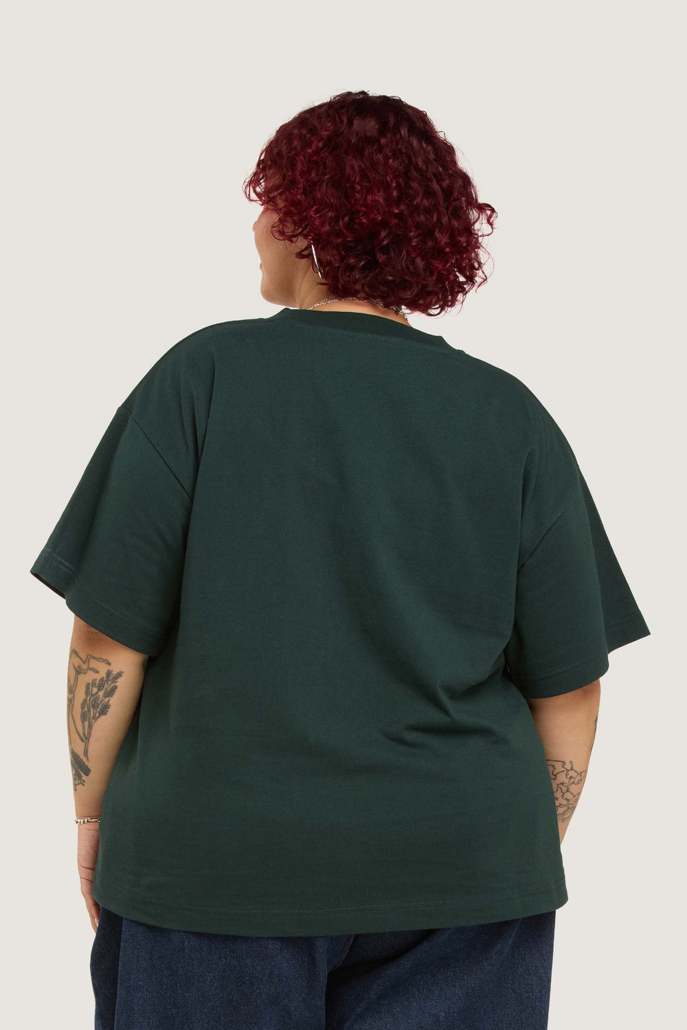 Rainbow Tee - Pine Green