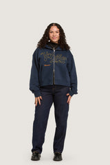 World of Difference Zip Hoodie - Navy