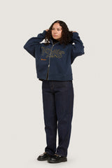 World of Difference Zip Hoodie - Navy