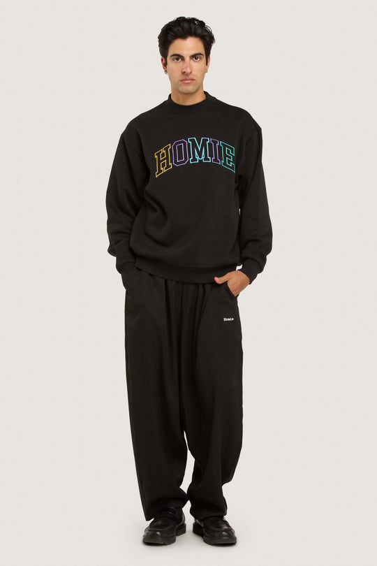 College Crewneck - Black