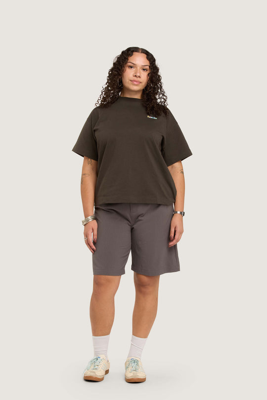 Rainbow Tee - Coal