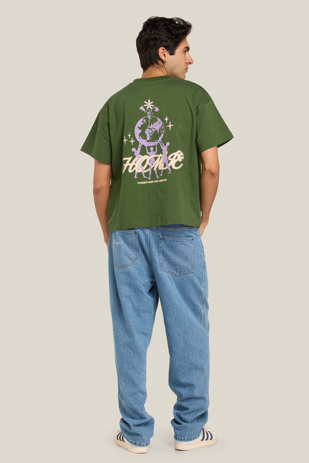 We Grow Tee - Forest Green