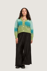 Rosie Cropped Knit Cardigan - Multi