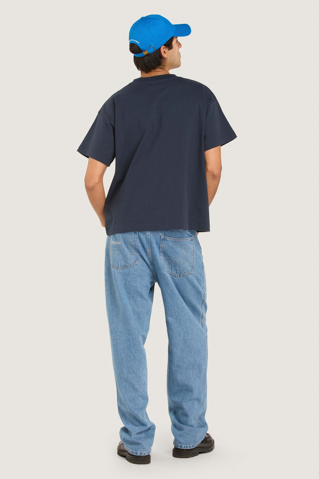 Rainbow Tee - Navy