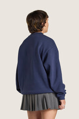 College Crewneck - Navy