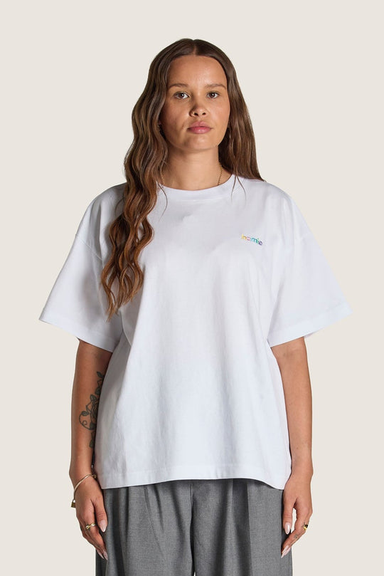 Rainbow Tee - White