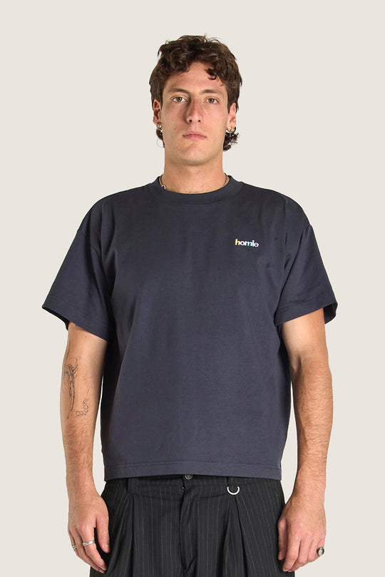 Rainbow Tee - Navy