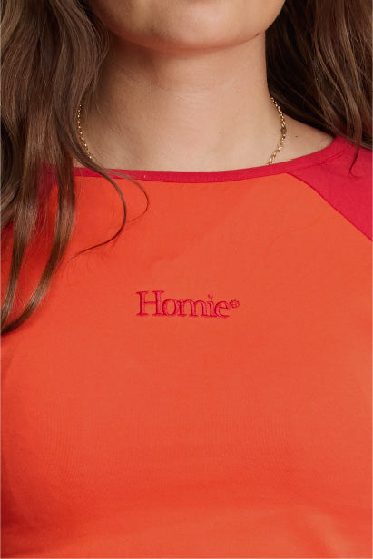 Logotype Raglan Tee - Red