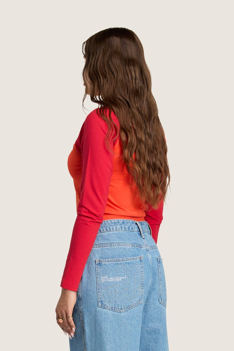 Logotype Raglan Tee - Red