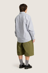 Growing Patterns Oxford Shirt - Cotton Stripe Poplin