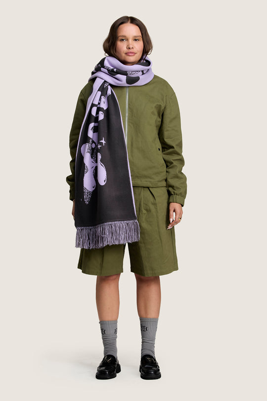 A Space For Everyone Scarf - Dark Violet
