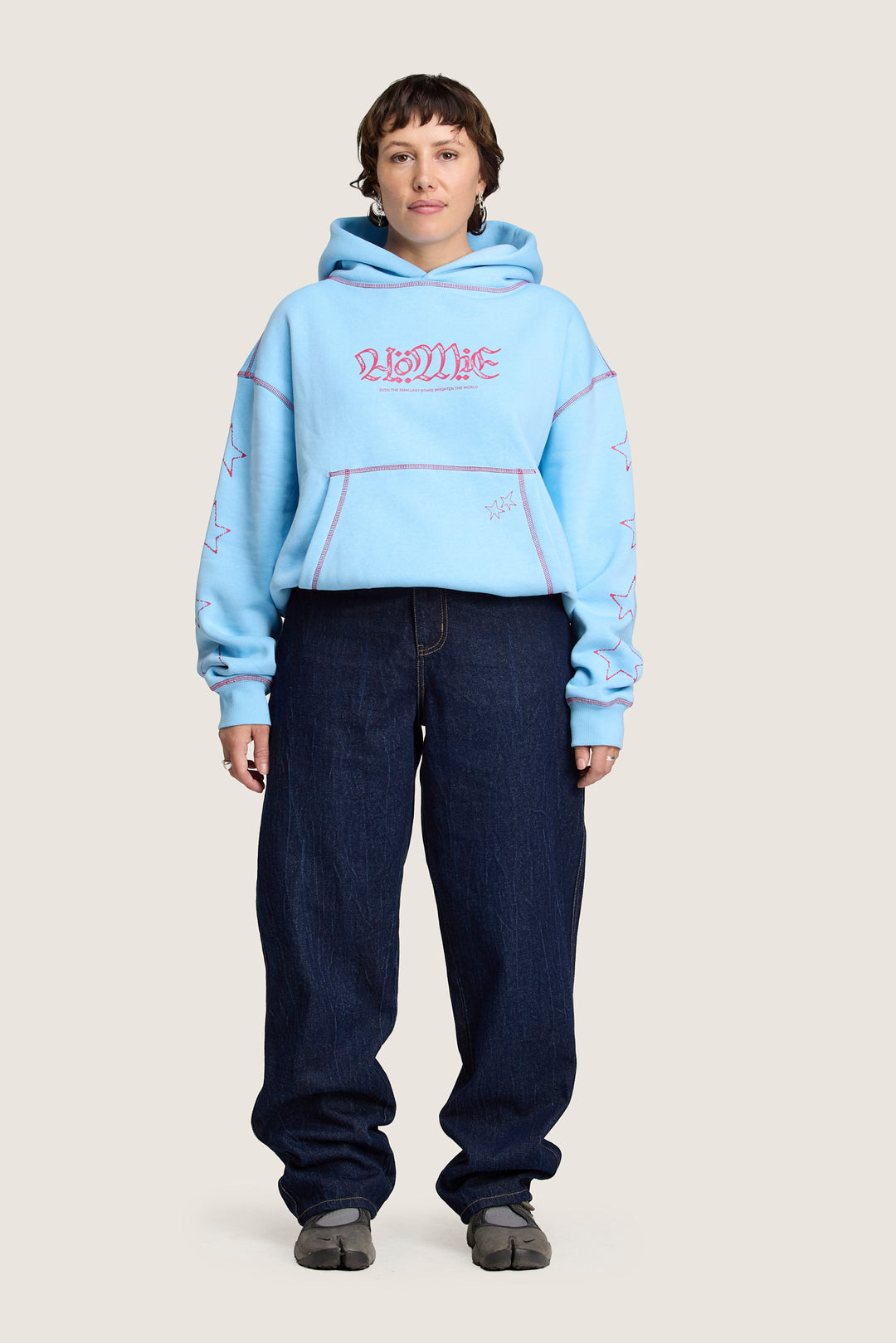 Bright Star Hoodie - Sky