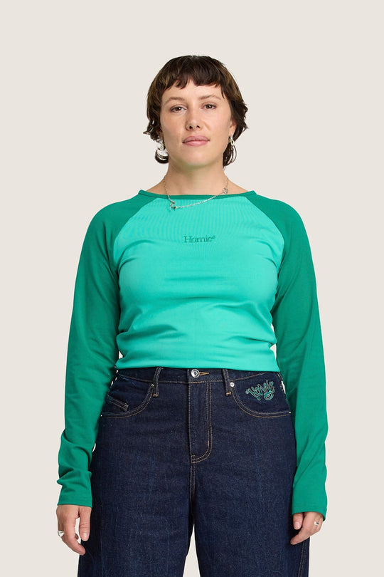Logotype Raglan Tee - Green