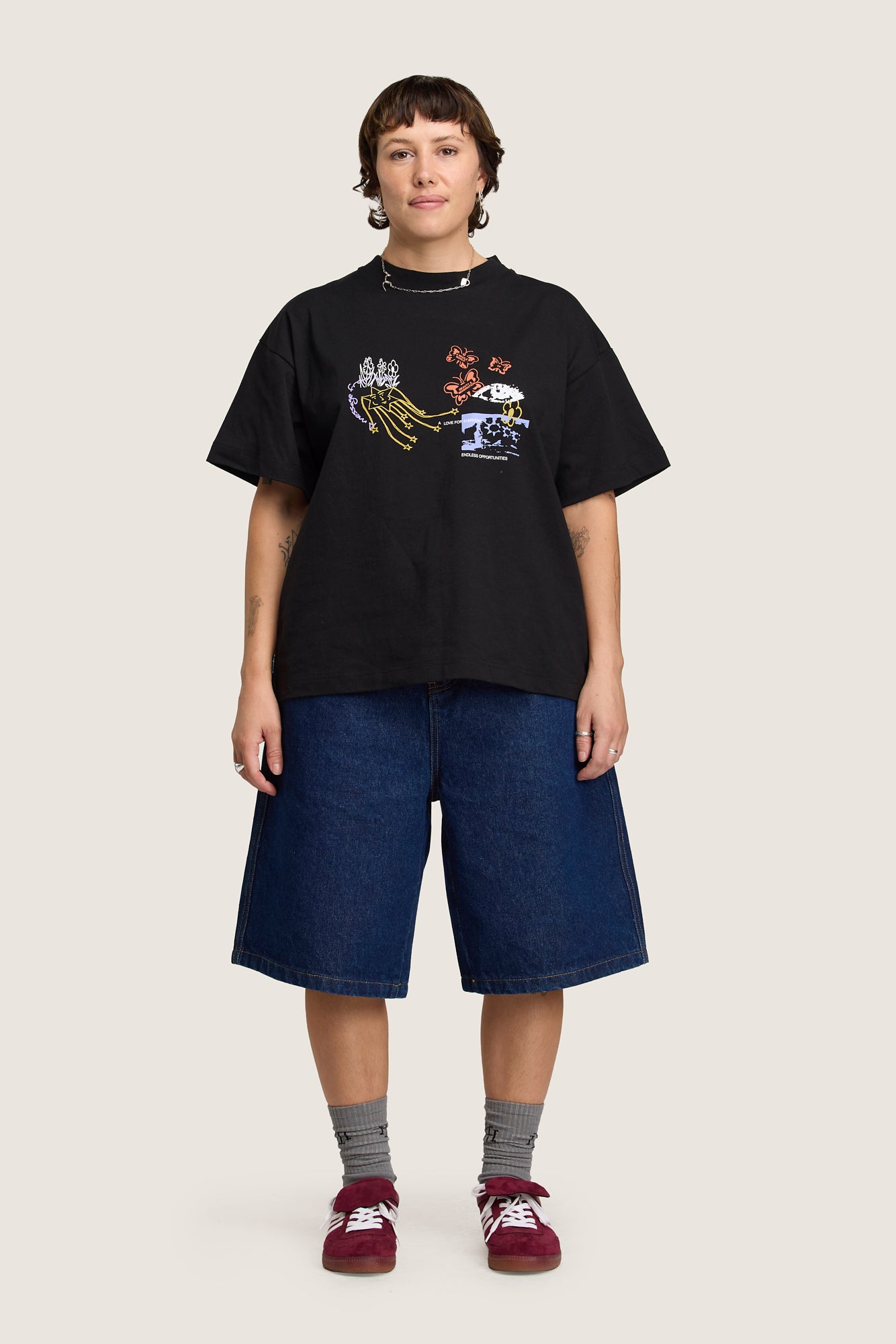 Message Tee - Black