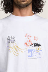 Message LS Tee - White