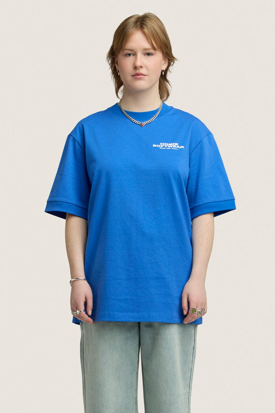 Soft-Wear Ringer Tee - Royal Blue