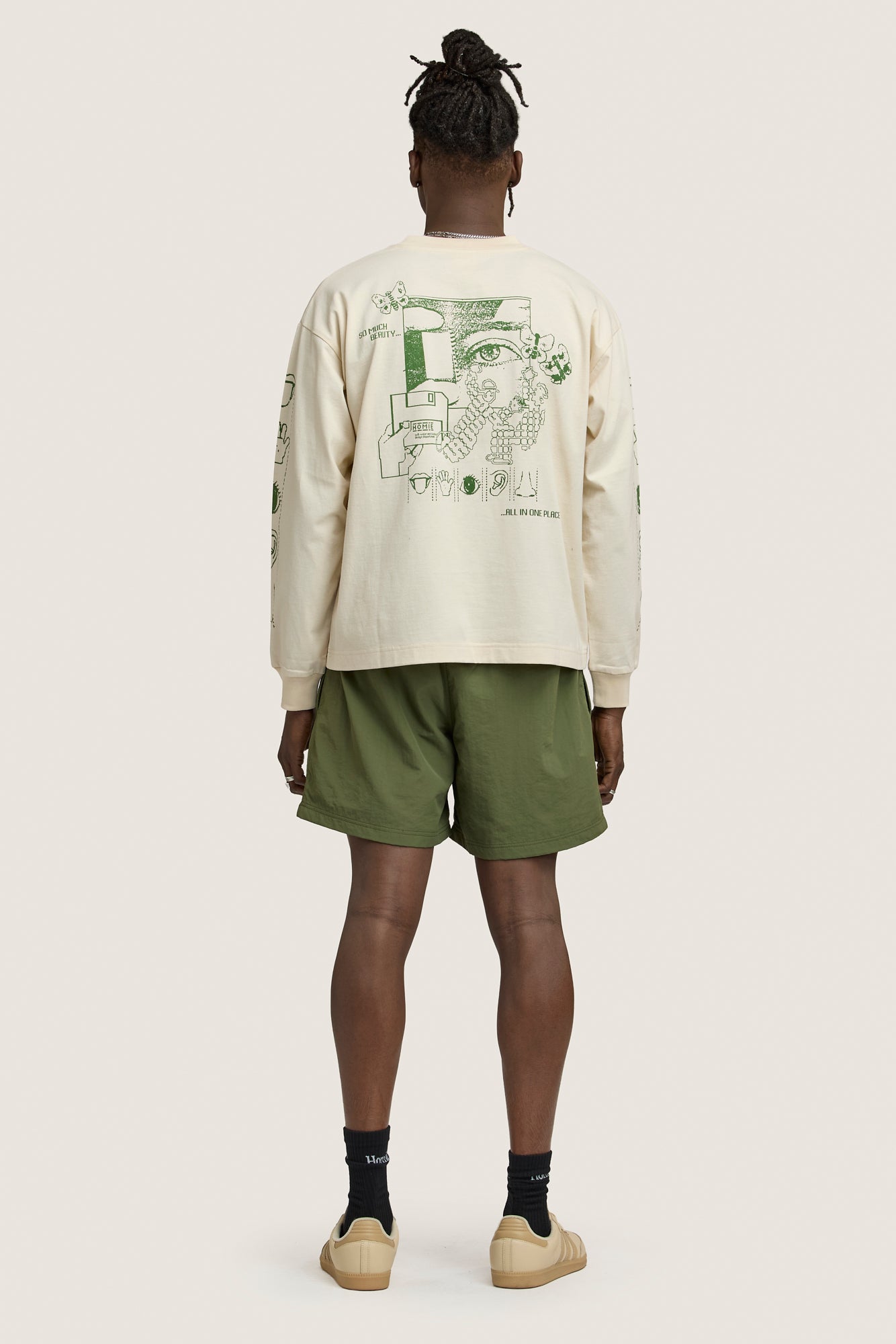 Beautiful World LS Tee - Mushroom
