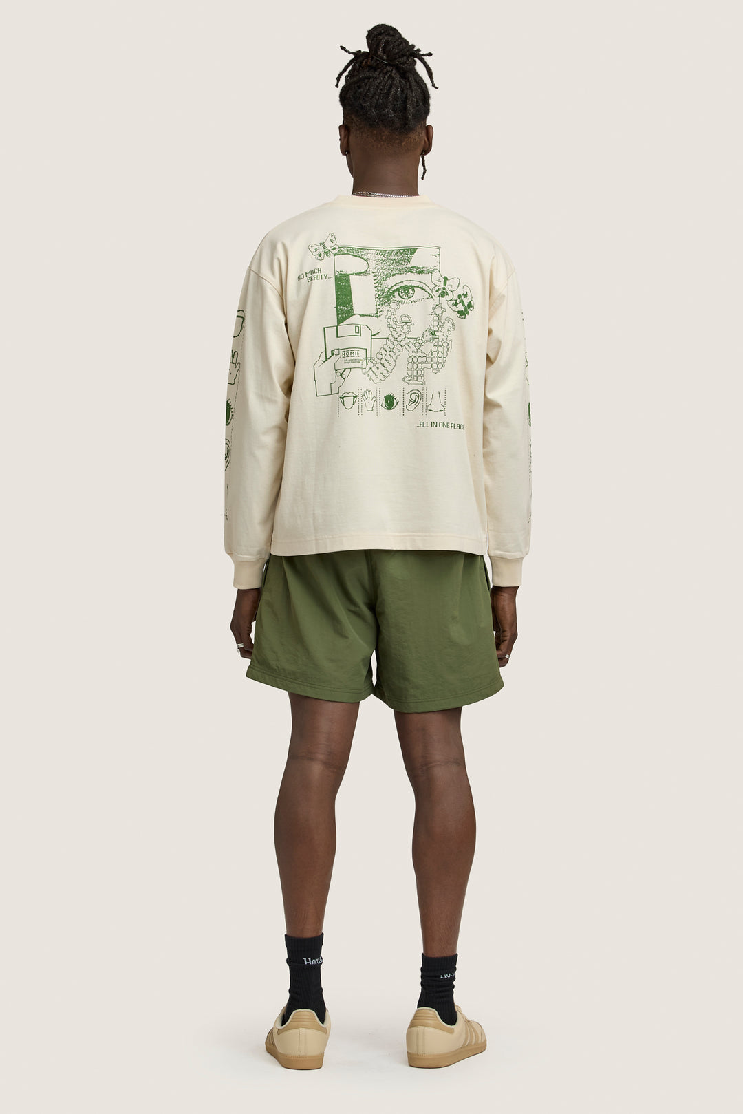 Beautiful World LS Tee - Mushroom