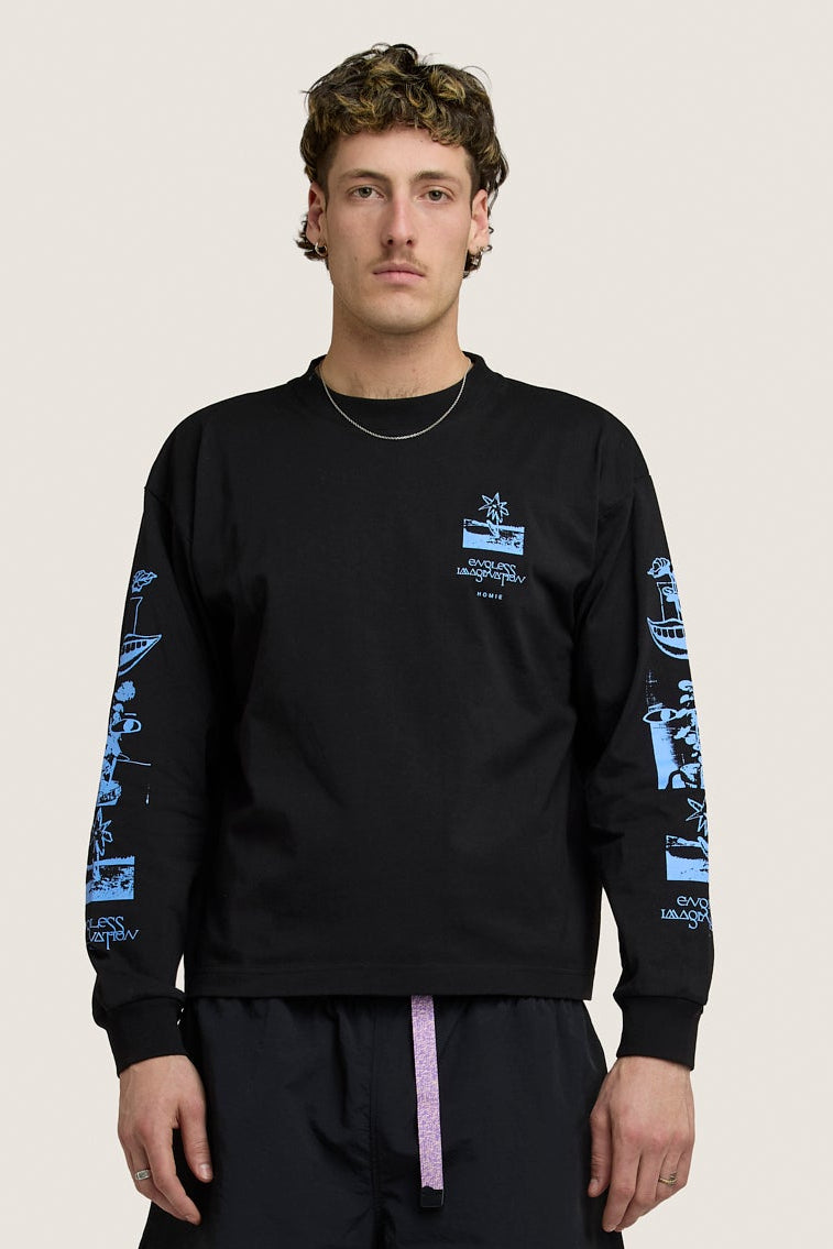 Endless Imagination LS Tee - Black