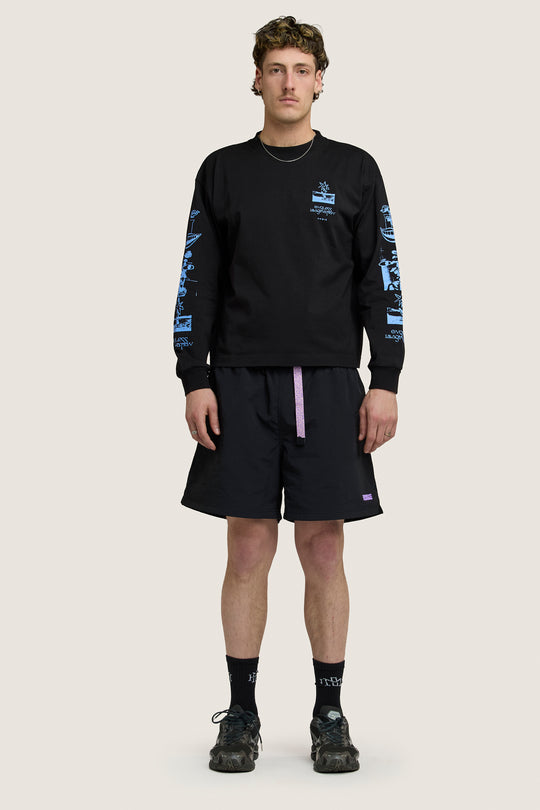 Endless Imagination LS Tee - Black