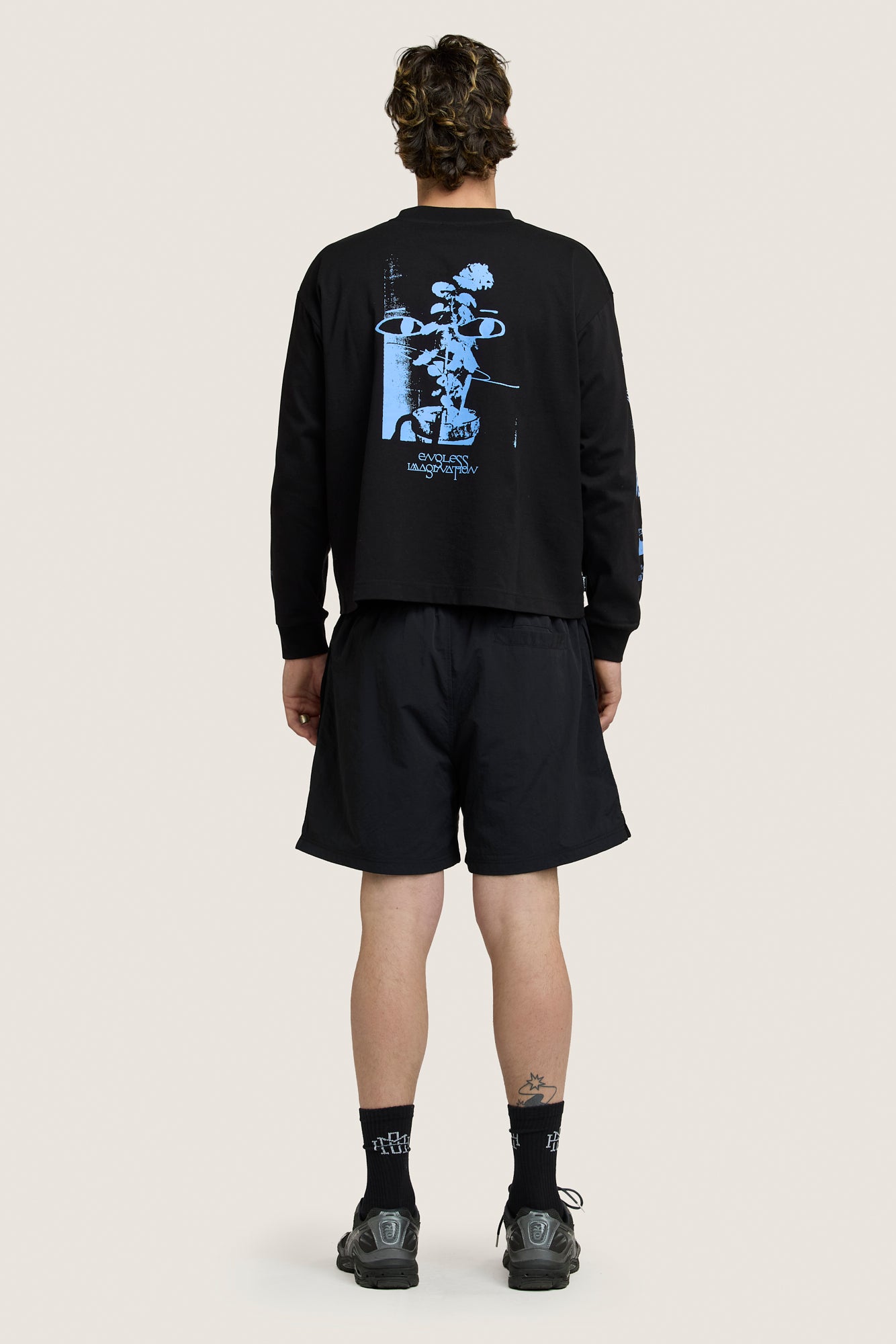 Endless Imagination LS Tee - Black