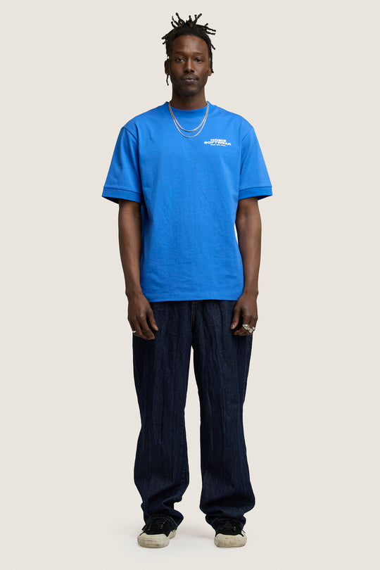 Soft-Wear Ringer Tee - Royal Blue